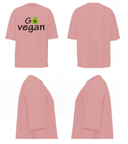 Go Vegan (Pastel Pink)