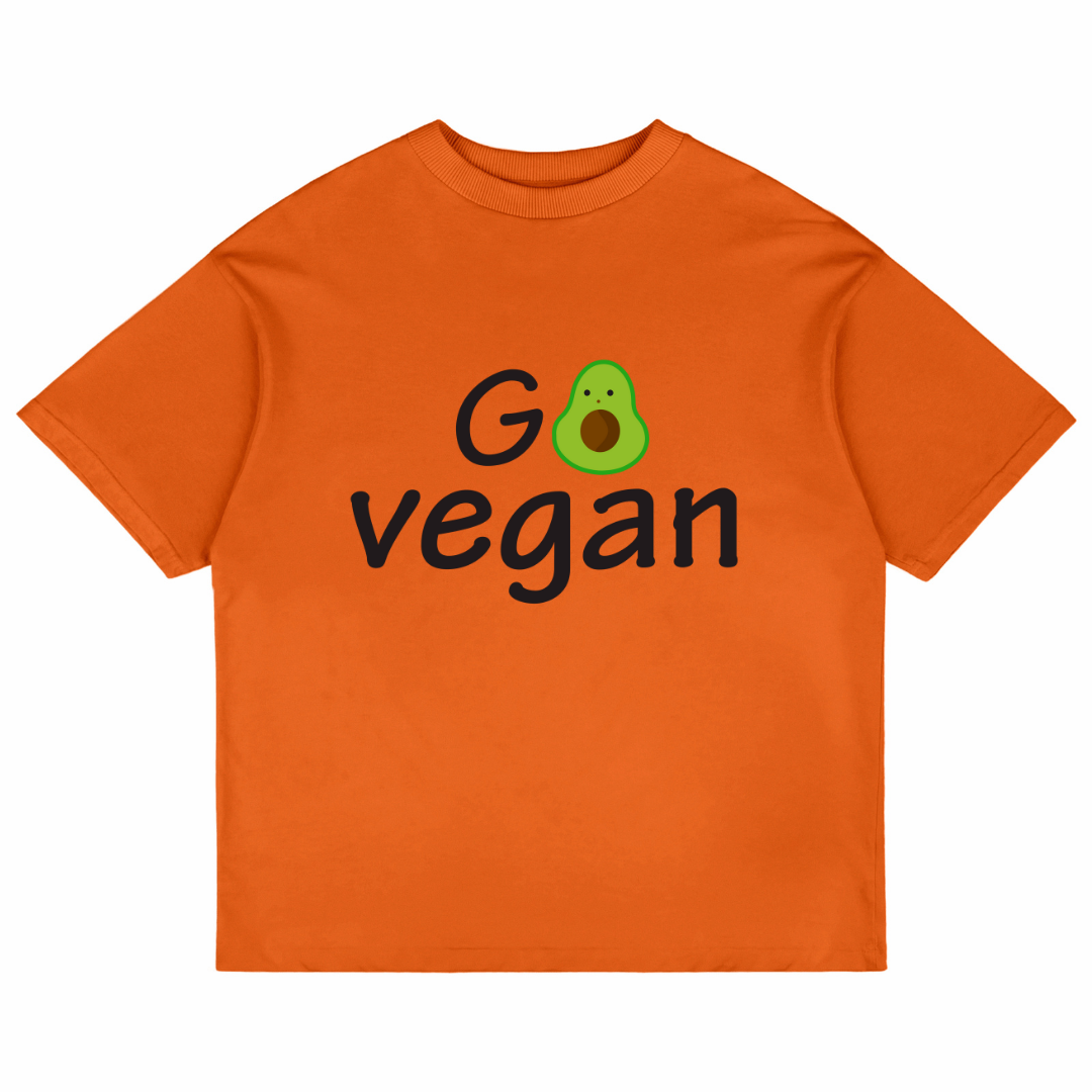 Go Vegan (Orange)