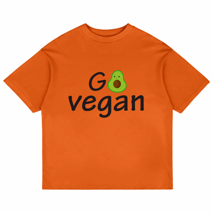 Go Vegan (Orange)