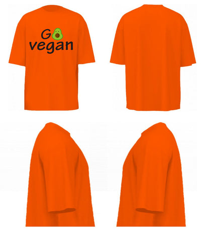 Go Vegan (Orange)