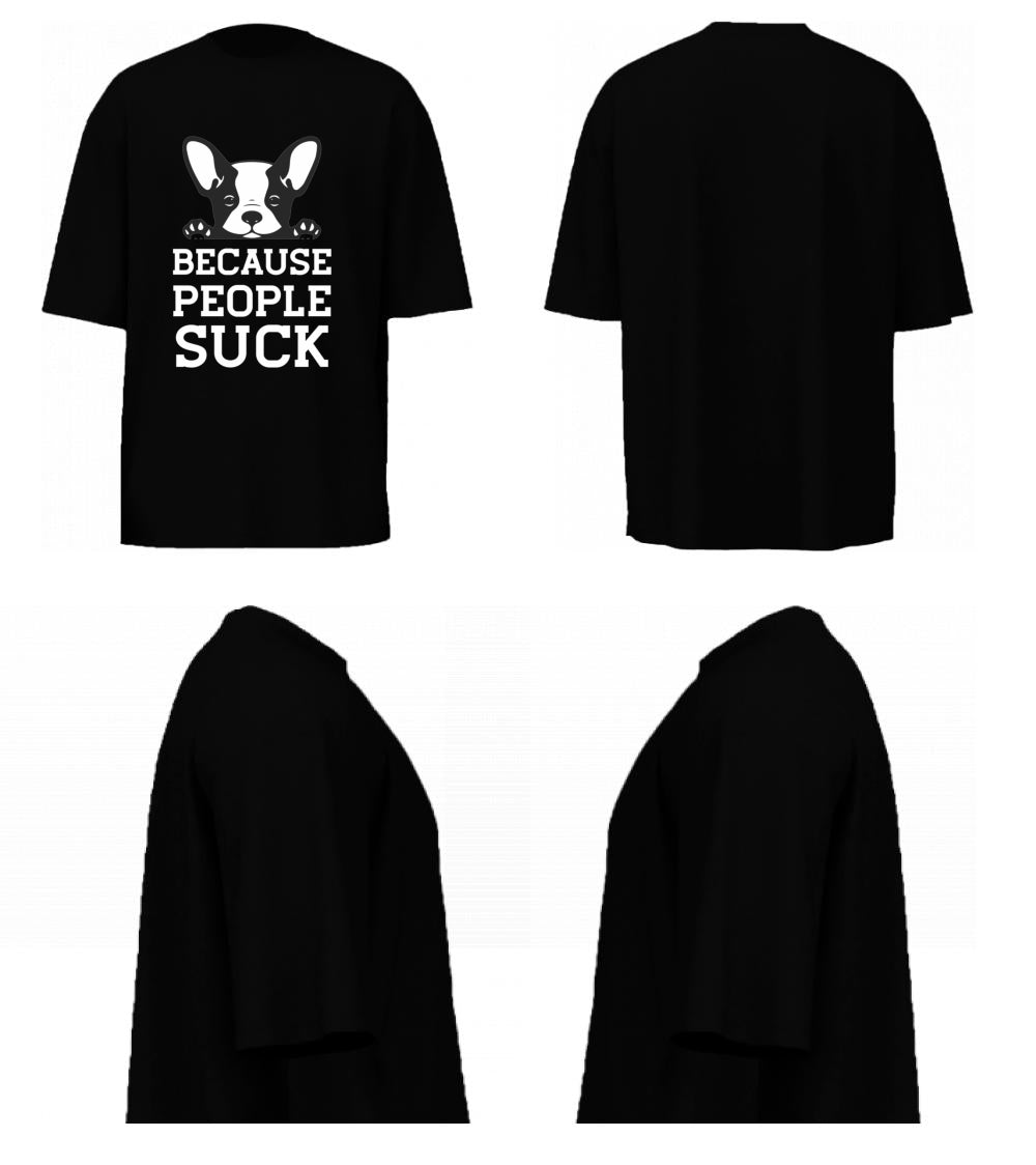 Because People Suck (Black)