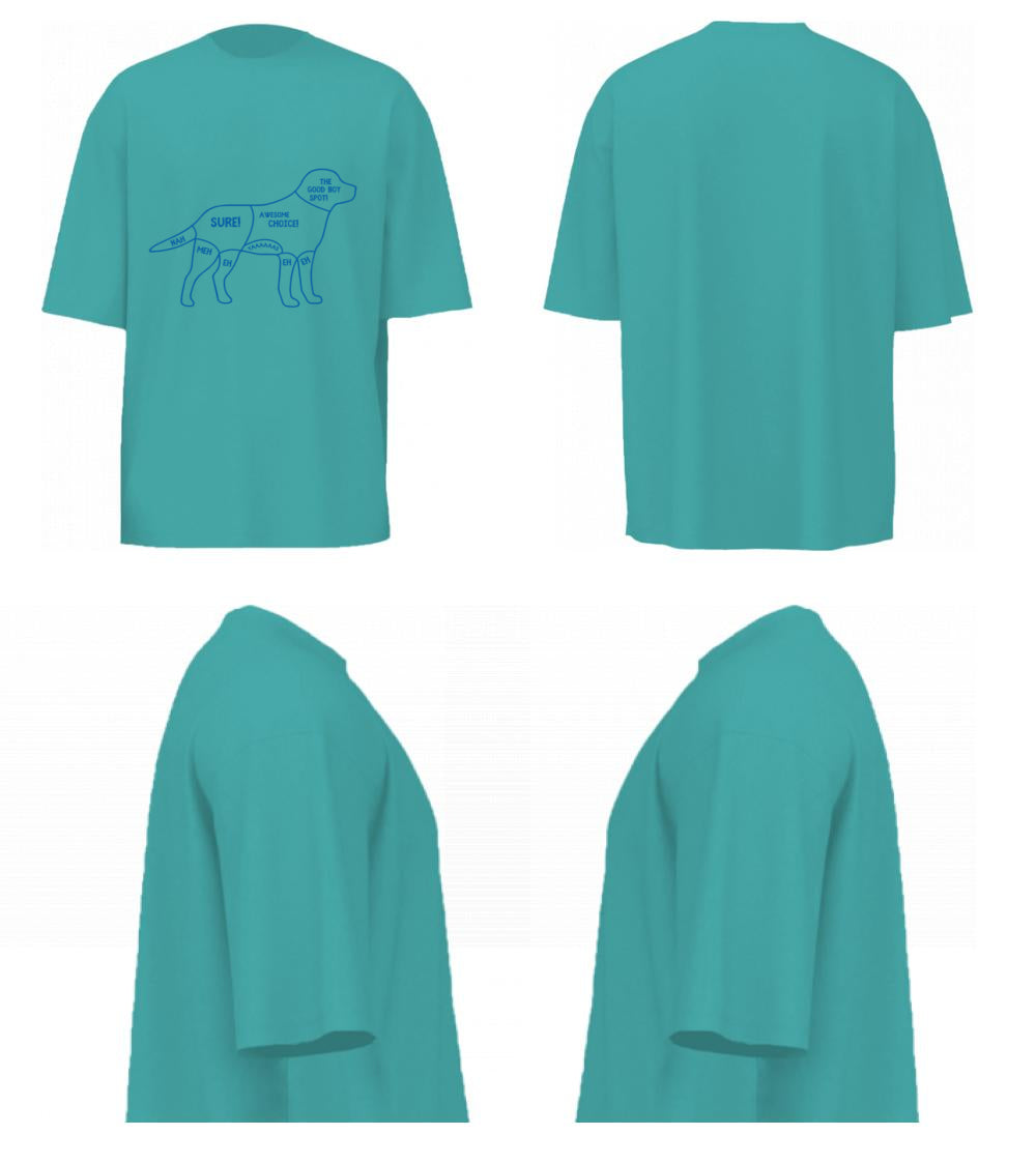 Dog Touch (Dusty Turquoise)