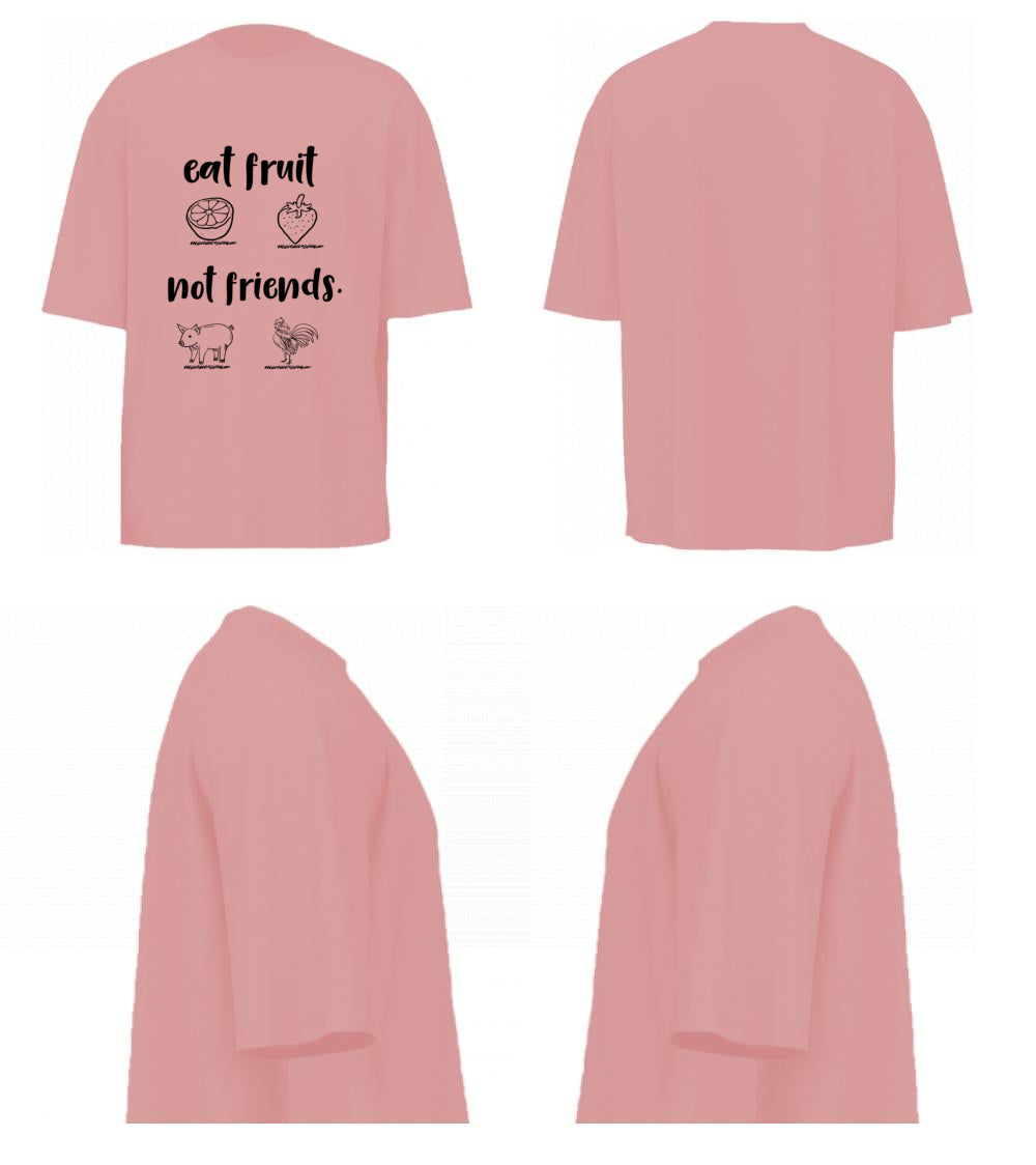 Eat Fruit Not Friends (Pastel Pink)