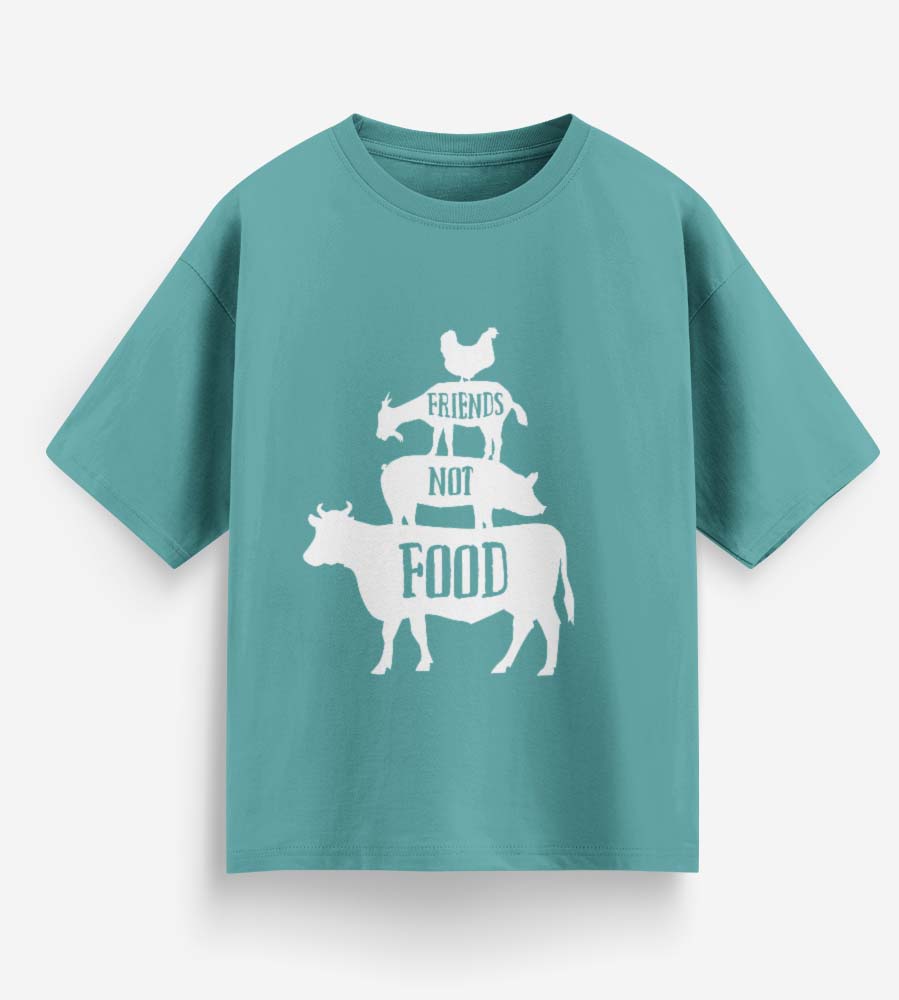 Friends Not Food (Dusty Turquoise)