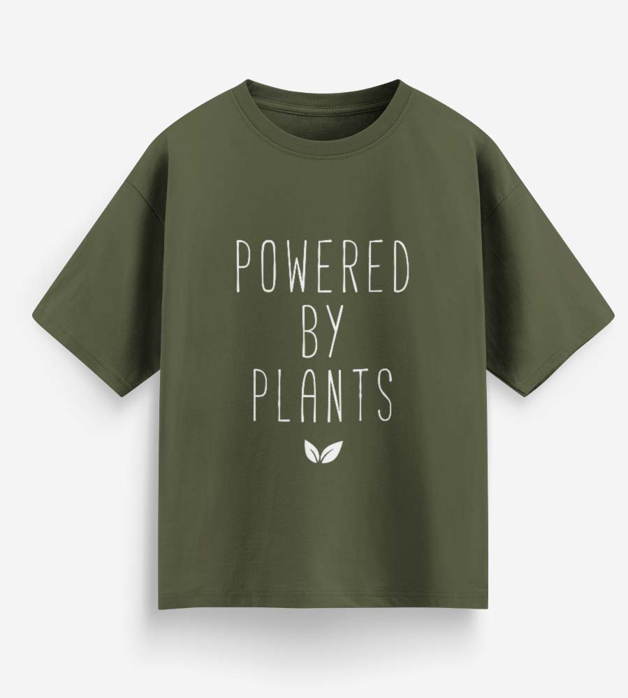 Powered By Plants (Olive Green)