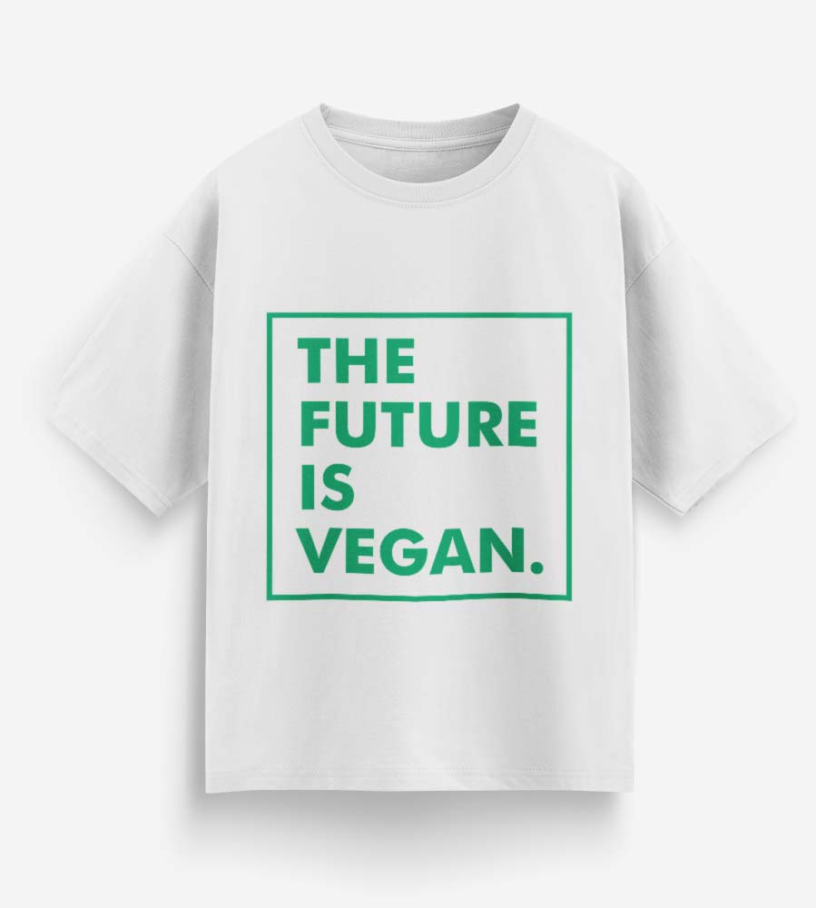 The Future Is Vegan (White)