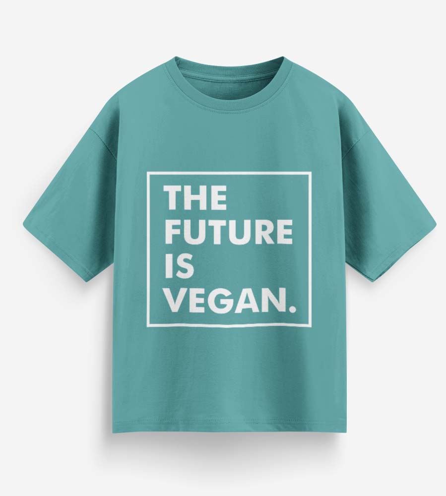 The Future Is Vegan (Dusty Turquoise)