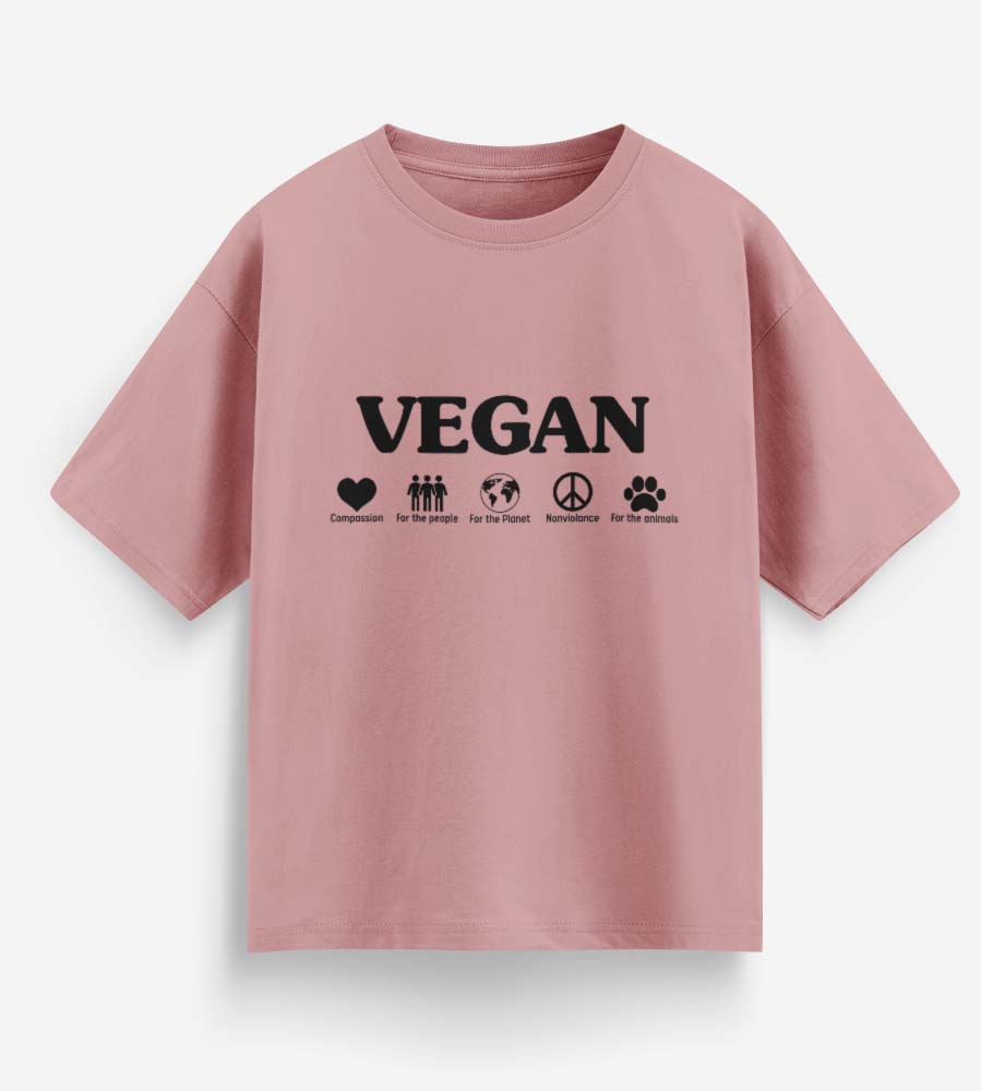 Vegan (Pastel Pink)