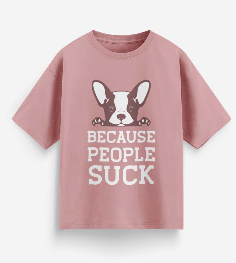 Because People Suck (Pastel Pink)