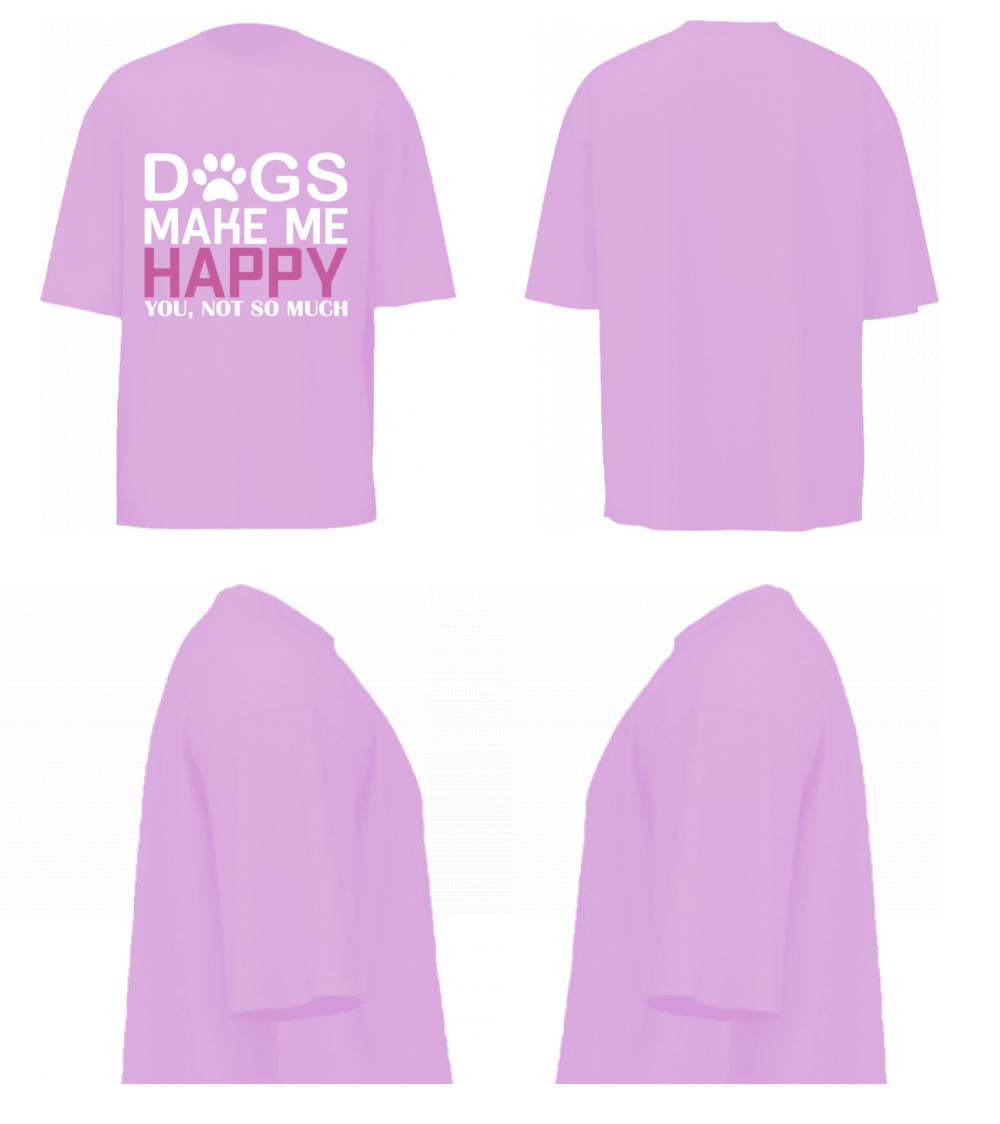 Dogs Make Me Happy (Lavender)