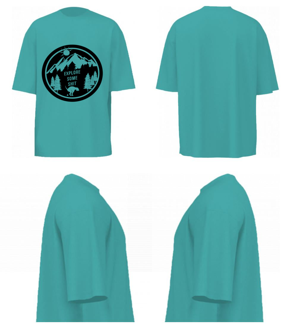 Explore Some Shit (Dusty Turquoise)