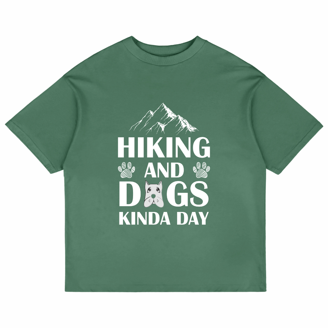 Hiking And Dogs Kinda Day (Forest Green)