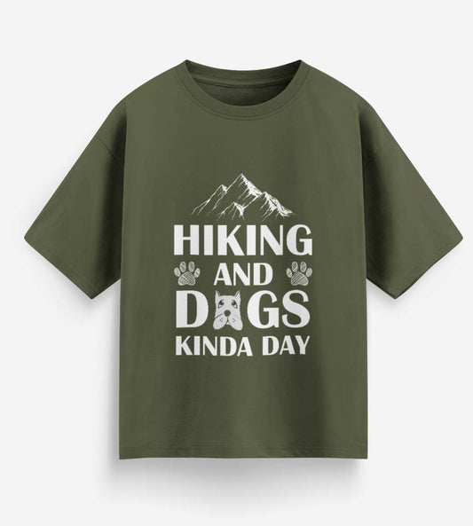 Hiking And Dogs Kinda Day (Olive Green)