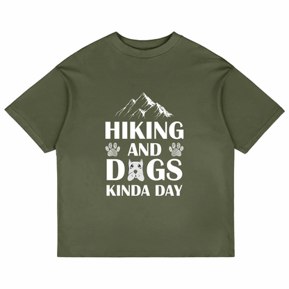 Hiking And Dogs Kinda Day (Olive Green)