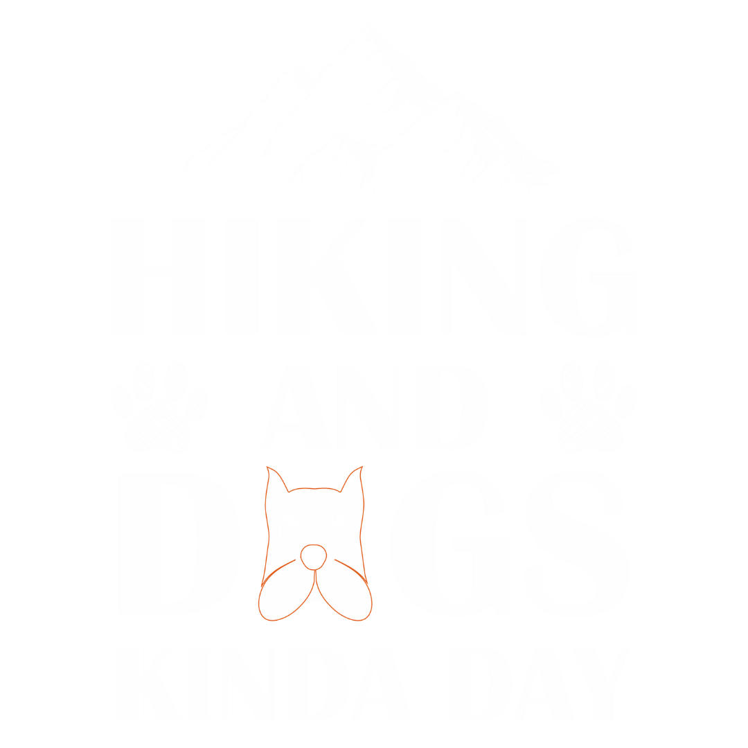 Hiking And Dogs Kinda Day (Orange)