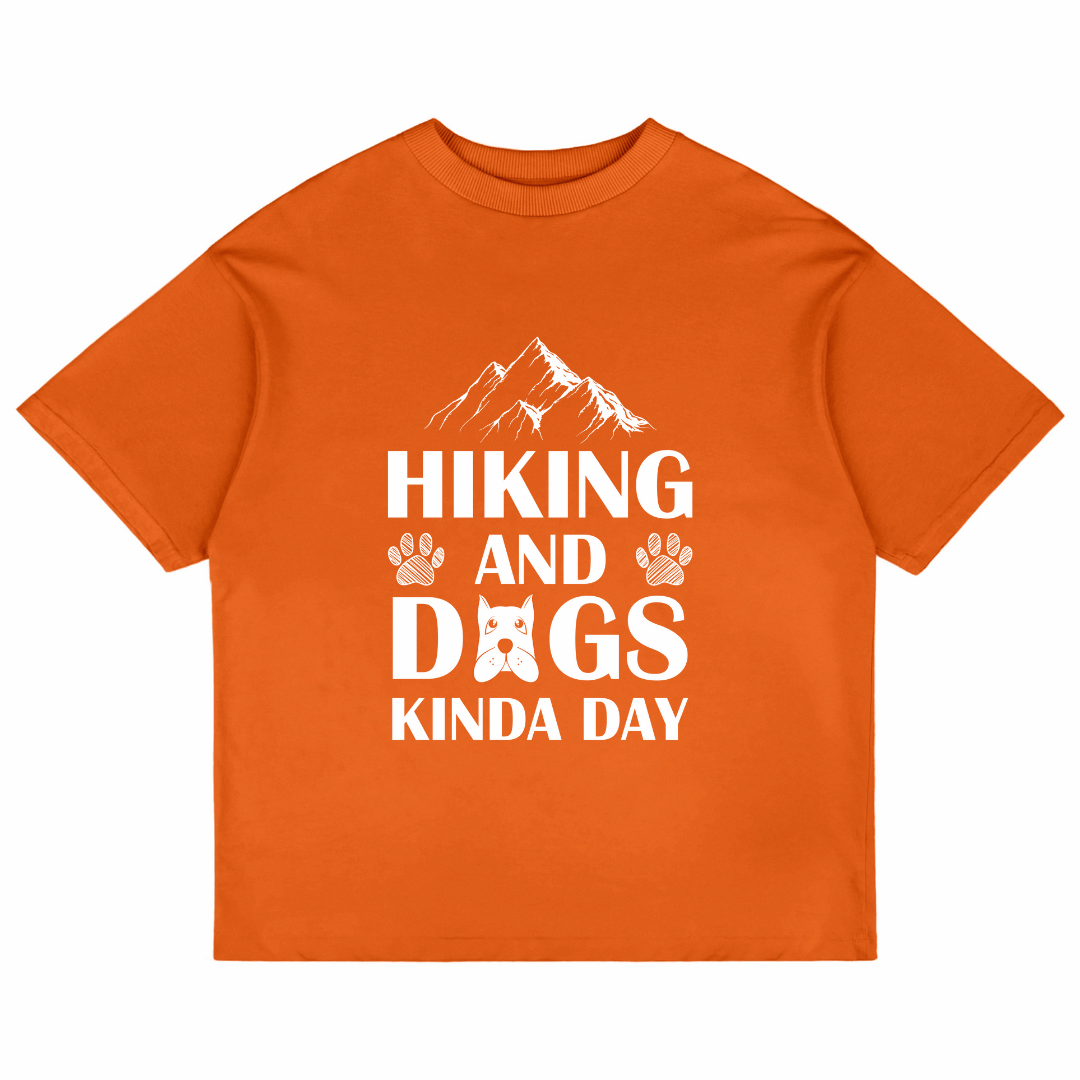 Hiking And Dogs Kinda Day (Orange)