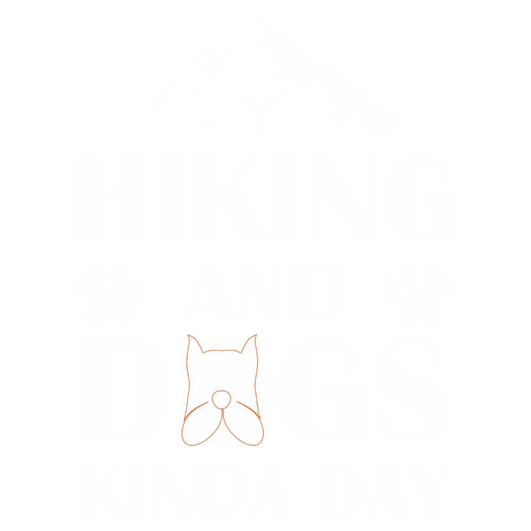 Hiking And Dogs Kinda Day (Peach)