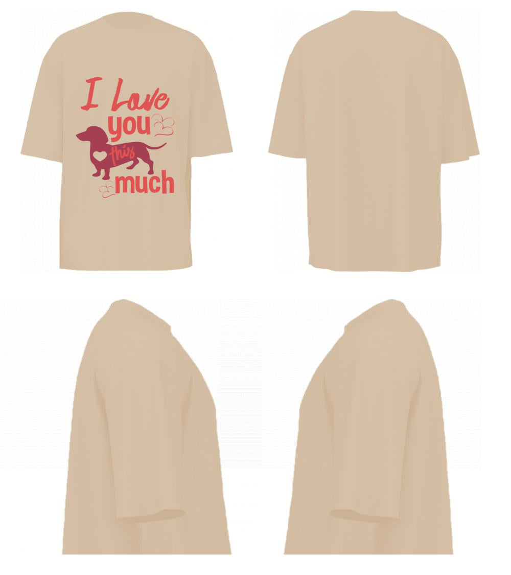 I Love You This Much (Beige)