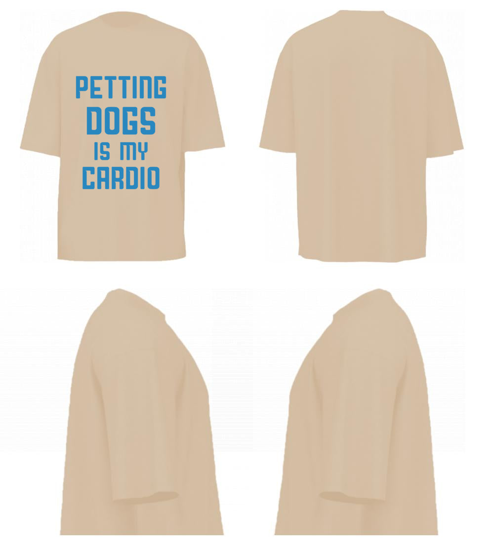 Petting Dogs Is My Cardio (Beige)