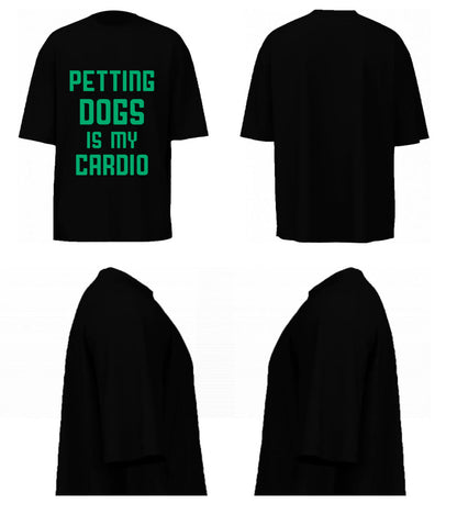 Petting Dogs Is My Cardio (Black)