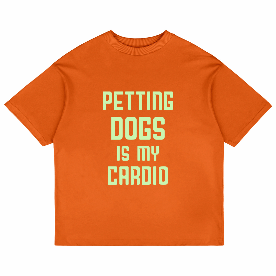 Petting Dogs Is My Cardio (Orange)