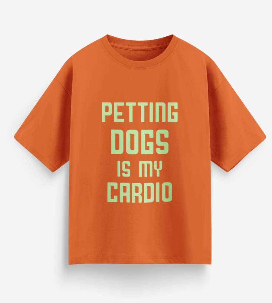 Petting Dogs Is My Cardio (Orange)