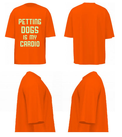 Petting Dogs Is My Cardio (Orange)