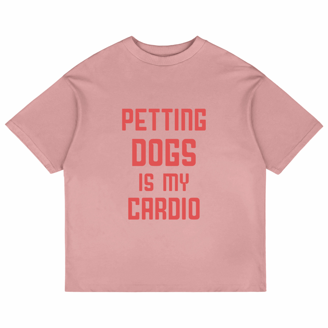 Petting Dogs Is My Cardio (Pastel Pink)