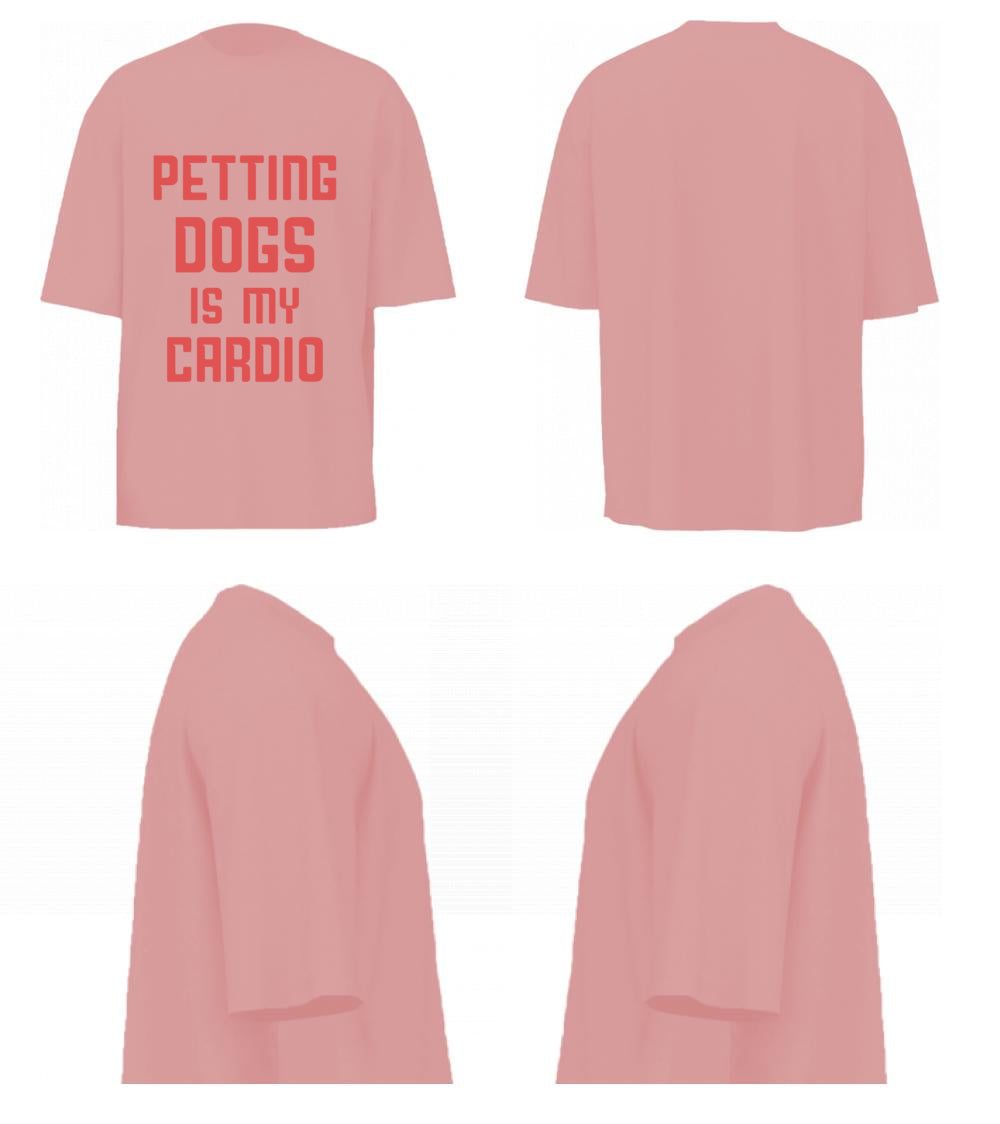 Petting Dogs Is My Cardio (Pastel Pink)
