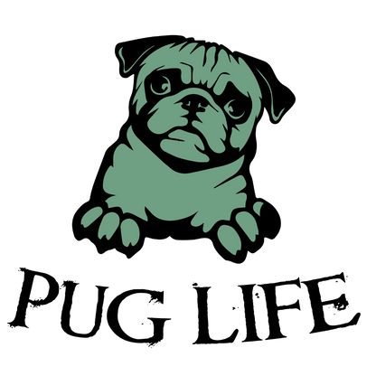 Pug Life (Forest Green)
