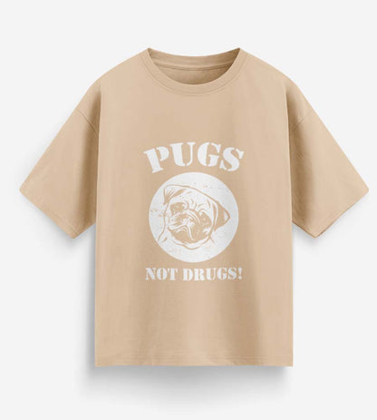 Pugs Not Drugs (Beige)