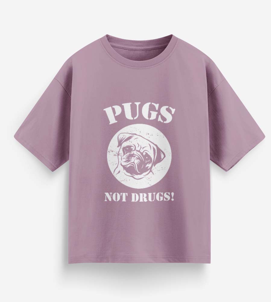 Pugs Not Drugs (Lavender)