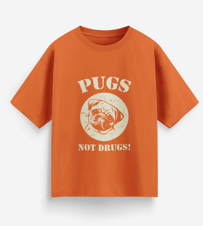 Pugs Not Drugs (Orange)