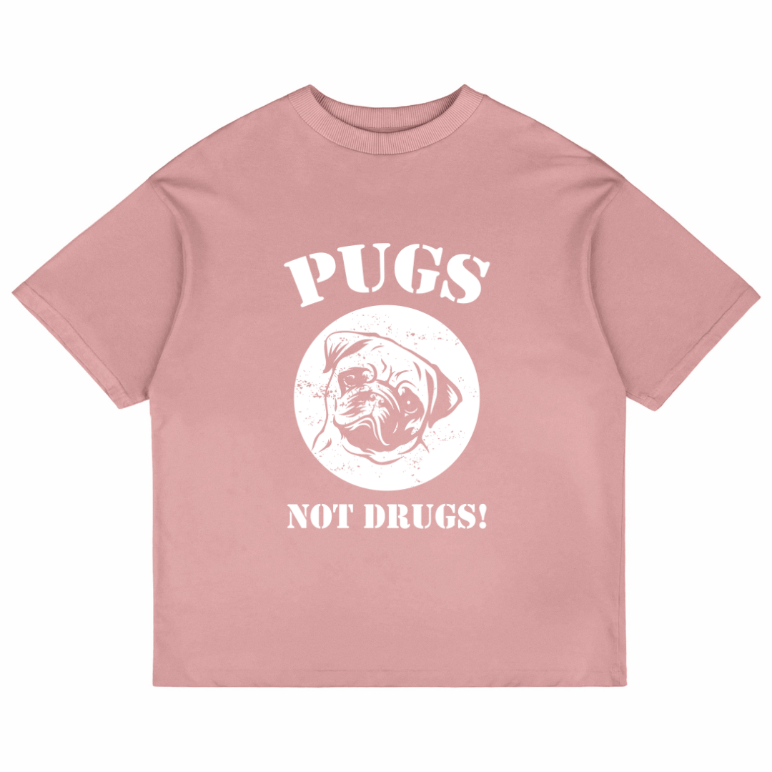 Pugs Not Drugs (Pastel Pink)