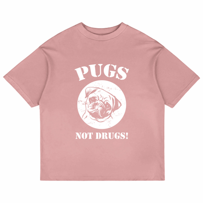 Pugs Not Drugs (Pastel Pink)