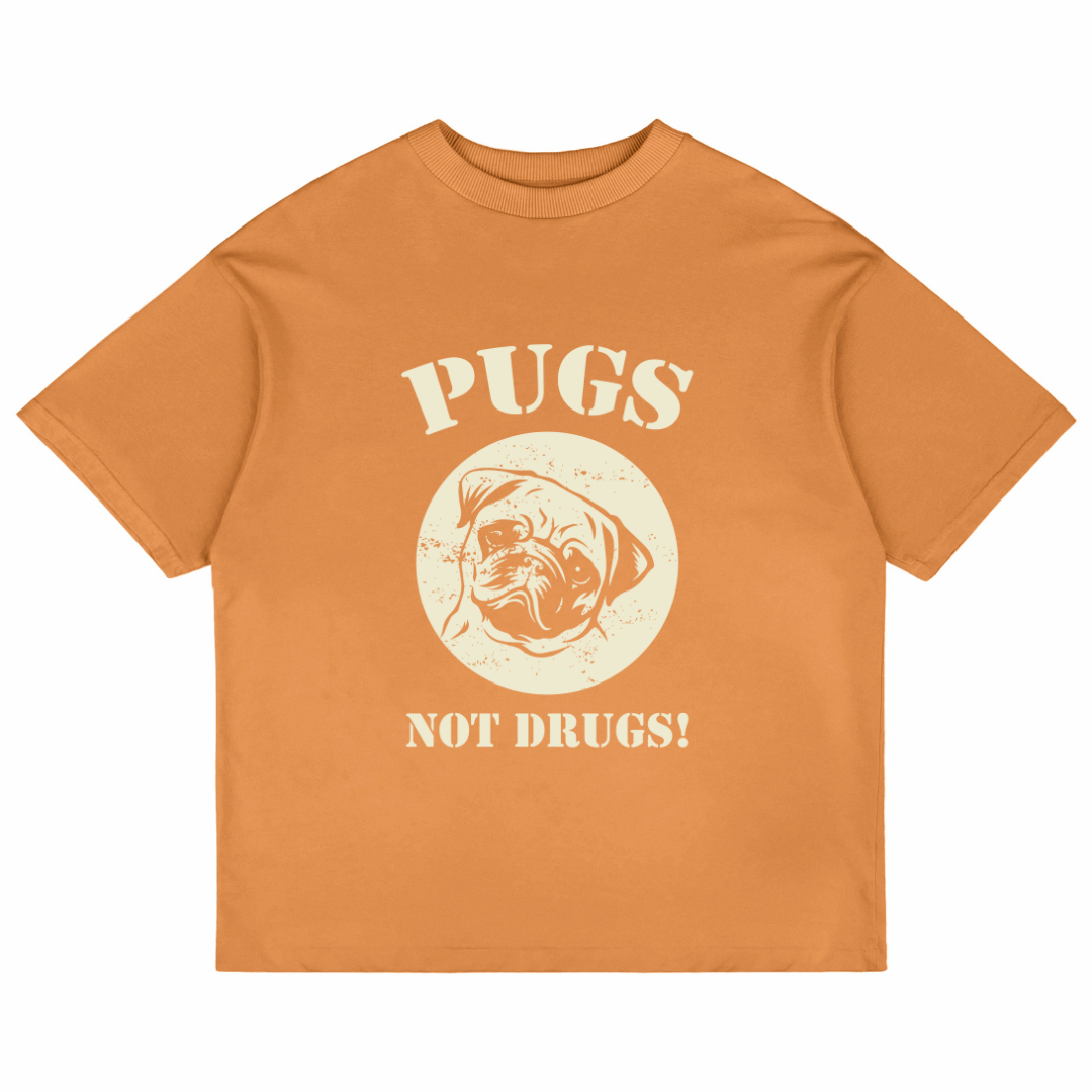 Pugs Not Drugs (Peach)