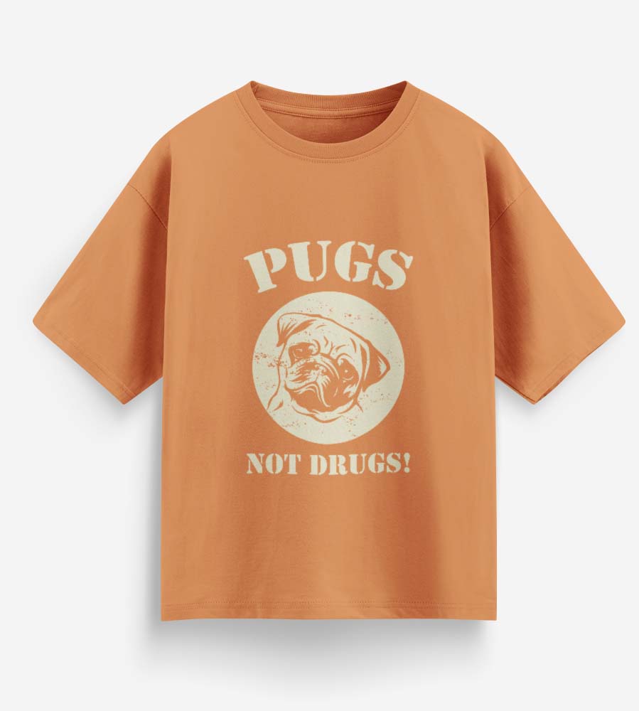 Pugs Not Drugs (Peach)
