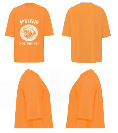 Pugs Not Drugs (Peach)