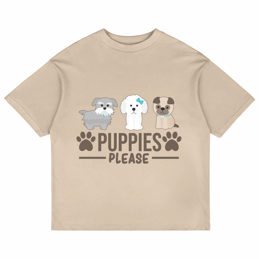 Puppies Please (Beige)