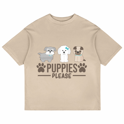 Puppies Please (Beige)