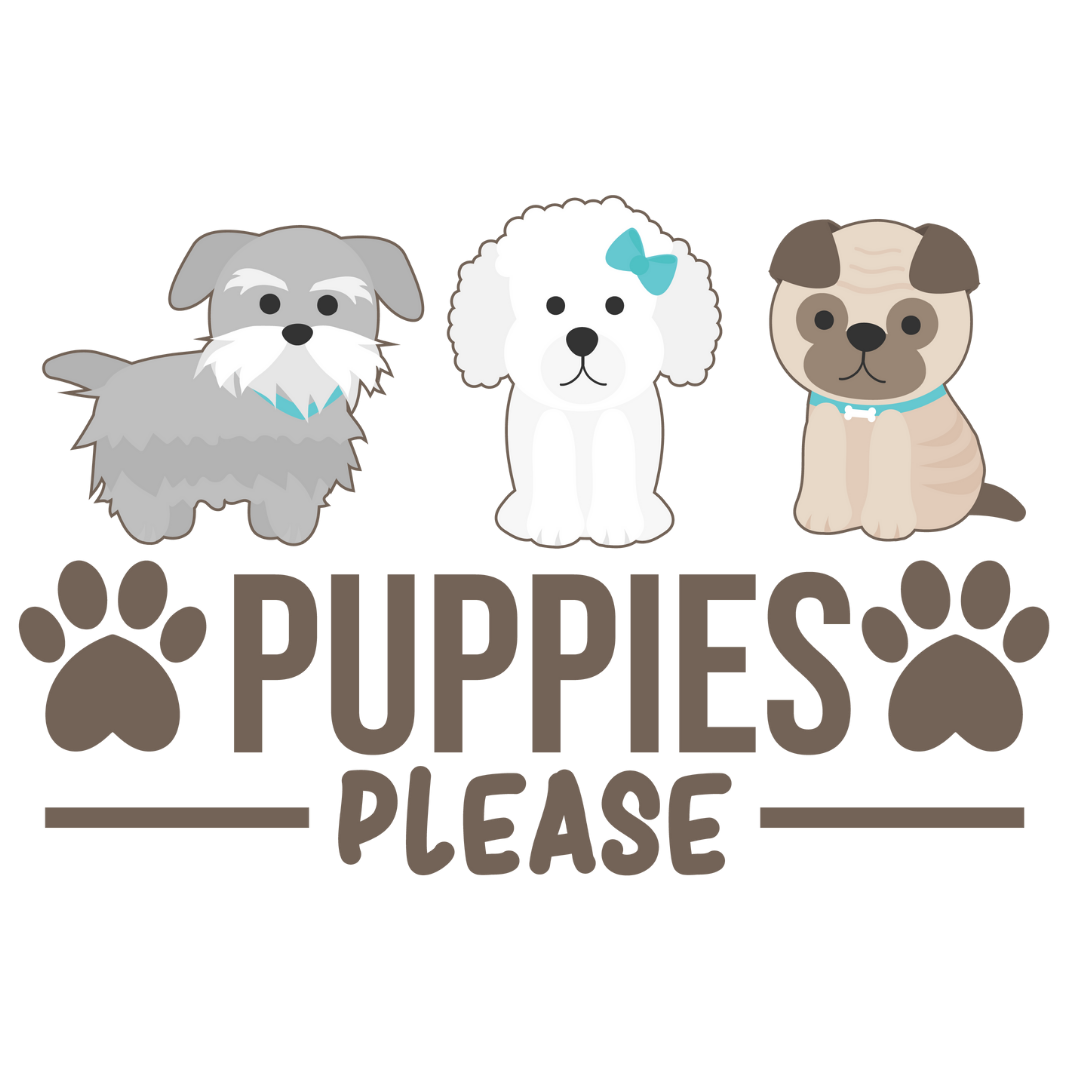 Puppies Please (Beige)