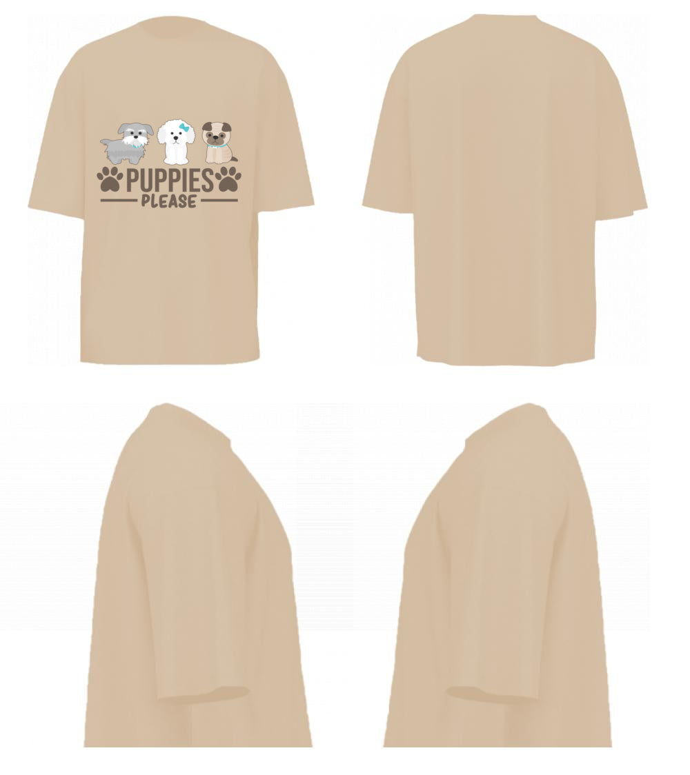 Puppies Please (Beige)