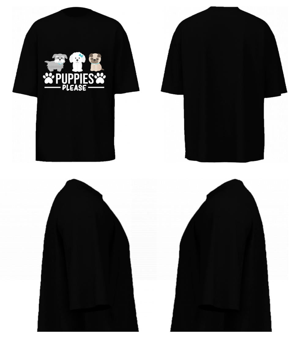 Puppies Please (Black)