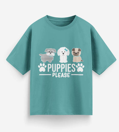 Puppies Please (Dusty Turquoise)