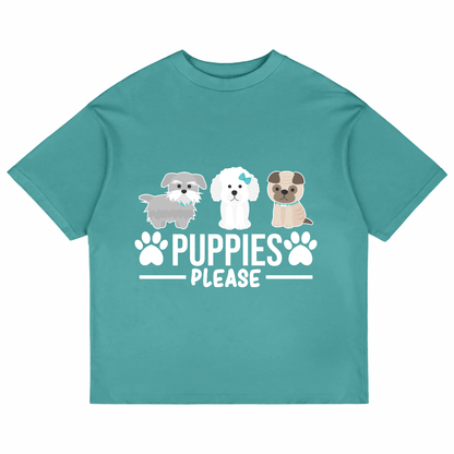 Puppies Please (Dusty Turquoise)
