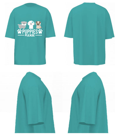 Puppies Please (Dusty Turquoise)