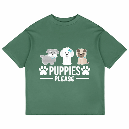 Puppies Please (Forest Green)