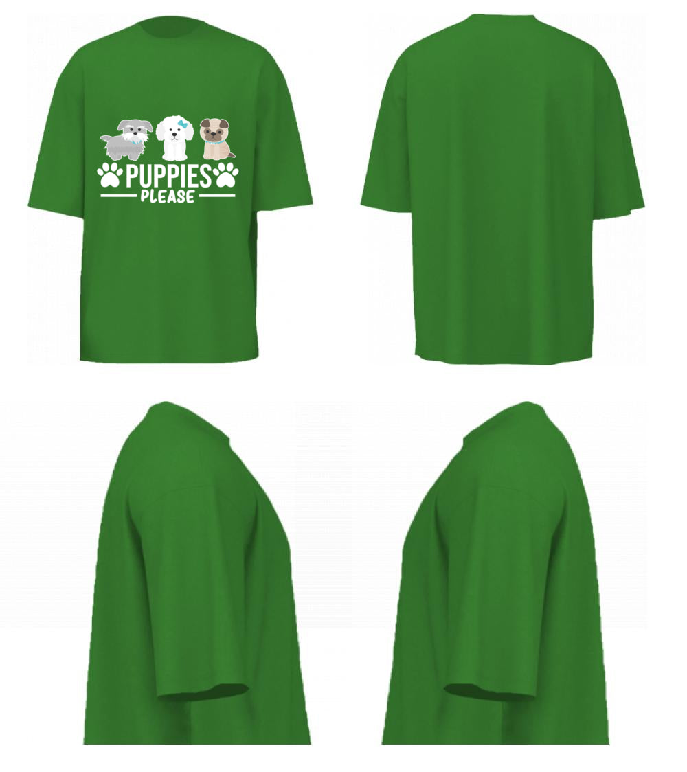 Puppies Please (Forest Green)