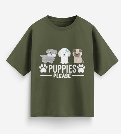 Puppies Please (Olive Green)