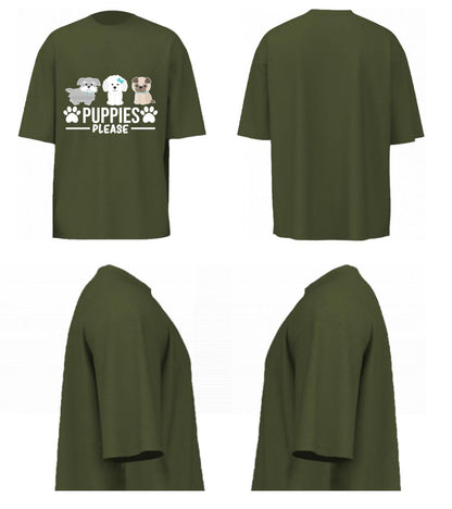 Puppies Please (Olive Green)